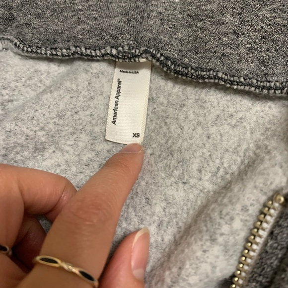 American Apparel Women’s Grey Hoodie - XS - Picture 2 of 5